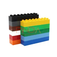 2x8 3pcs/lot big Brick DIY Classic Education Building Blocks Compatible With Lego Large Bricks plastic Toys For Children 1