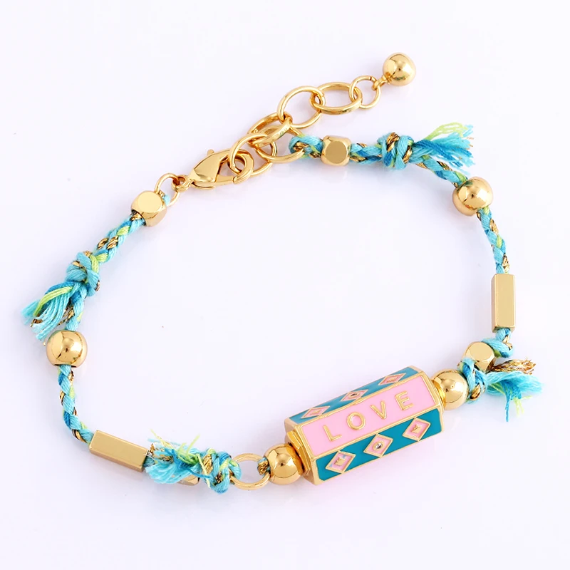 Beaded Bracelet Evil Eye Love Protect Turkish Knotting Boho Jewelry Women Amulet