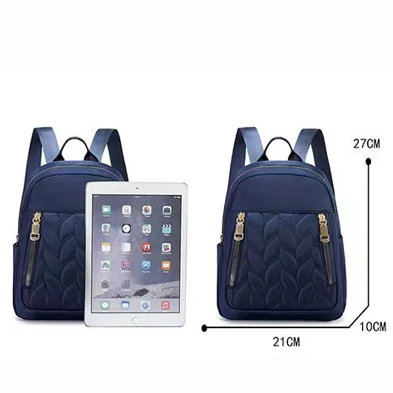 Nylon Travel Backpack Women‘s School Bags for Girls Anti-theft Small Shoulder Bag Packs Waterproof Rucksack Mochila Feminia