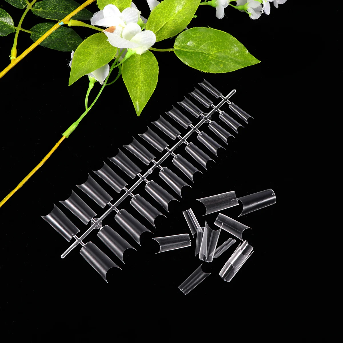 

240 Pcs False Nails Manicure Accessories Trapezoidal Fake Sticker Patch Stickers