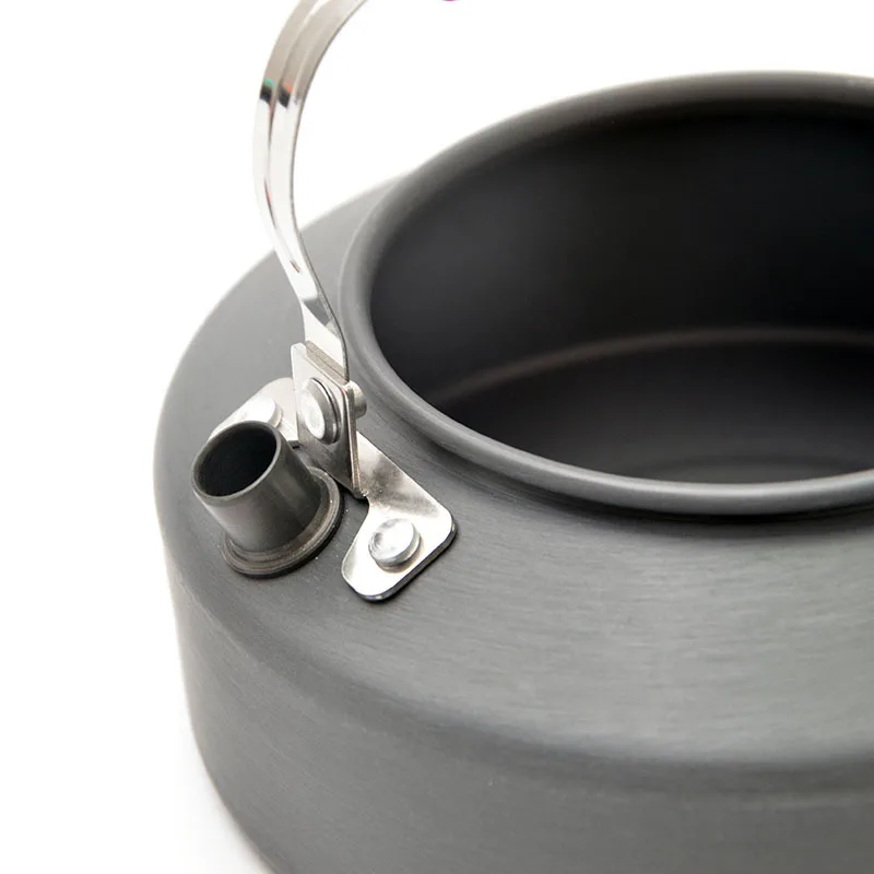 1.1/1.6L Outdoor Kettle Aluminum Alloy Pot Travel Pan Teapot Coffee Tableware Cookware for Hiking Camping Cookware Accessories camping cookware coffee kettle outdoor pot water kettle