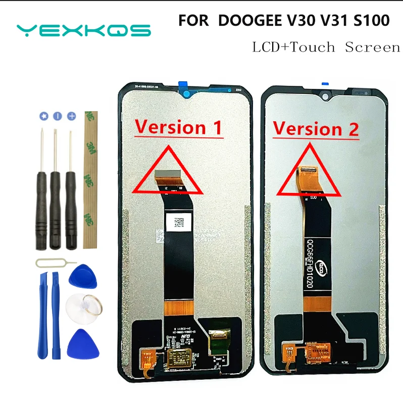 Nuovo Per Doogee V30 V30T V30Pro V31Gt S100 S100 Pro S110 V Max Pf10 Pro Falcon 40 Display Lcd + Riparazione Modulo Displaymodule Touch Screen