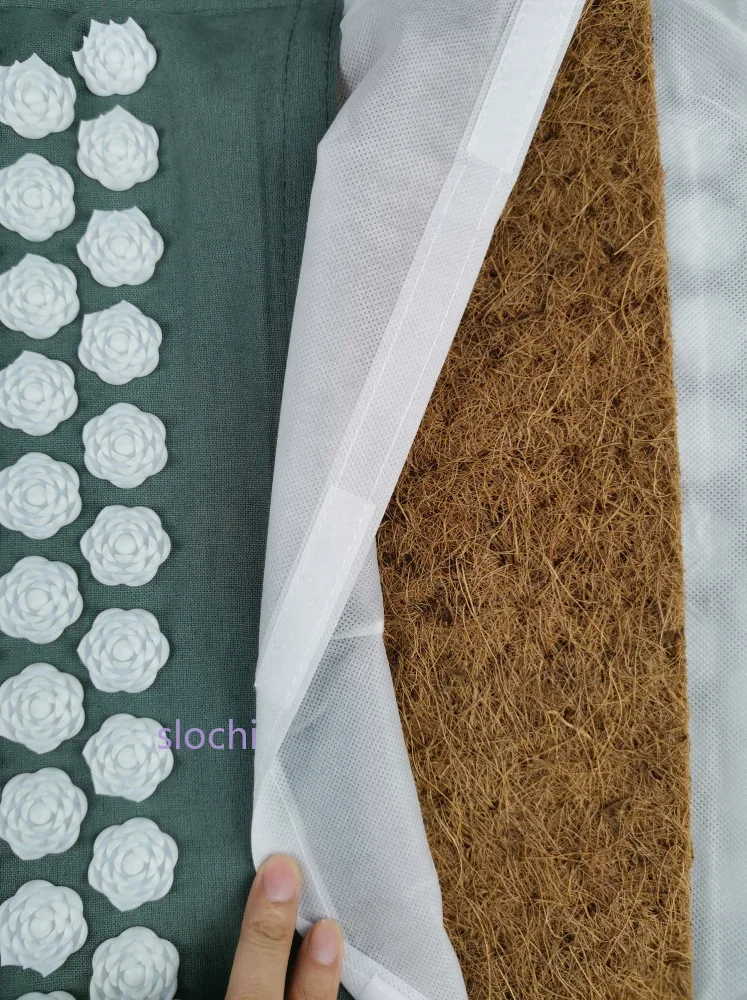 Acupuncture Massage Mat Yoga Acupressure Mat Fitness Neck and Back Massager Pillow Massage Needle Pad Louts Yoga Mats