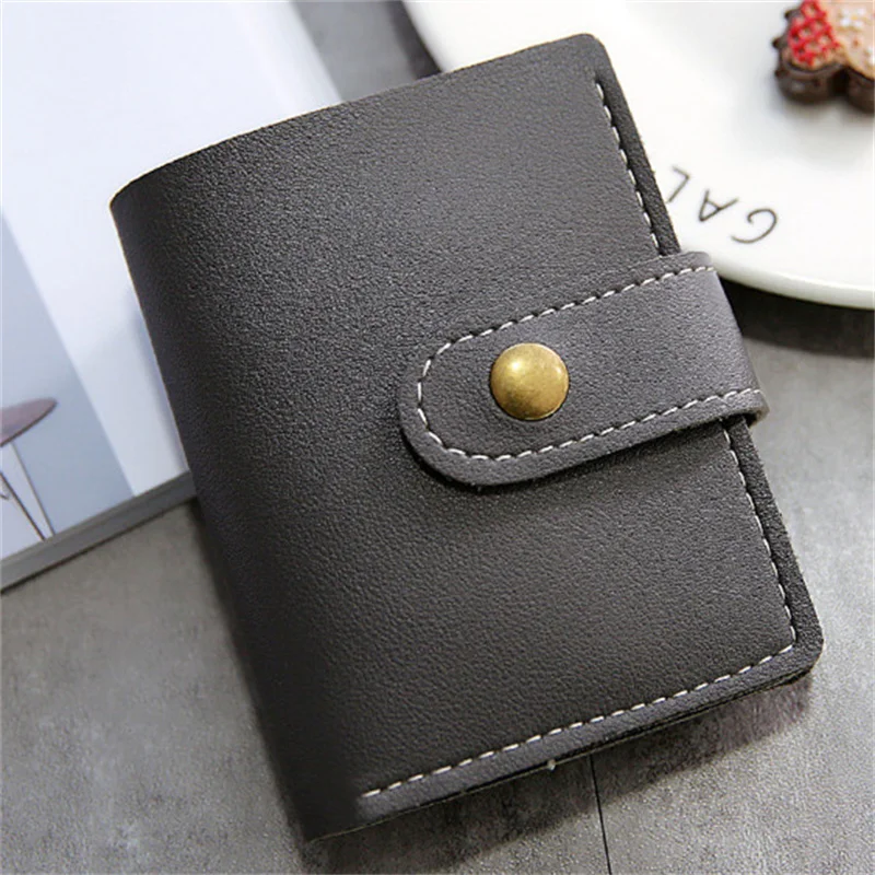 High-end Quality Leather Wallet Women Short Multi-card Holder Anti-theft  Card Holder Simple Large-capacity Fashion Design Wallet - Wallets -  AliExpress