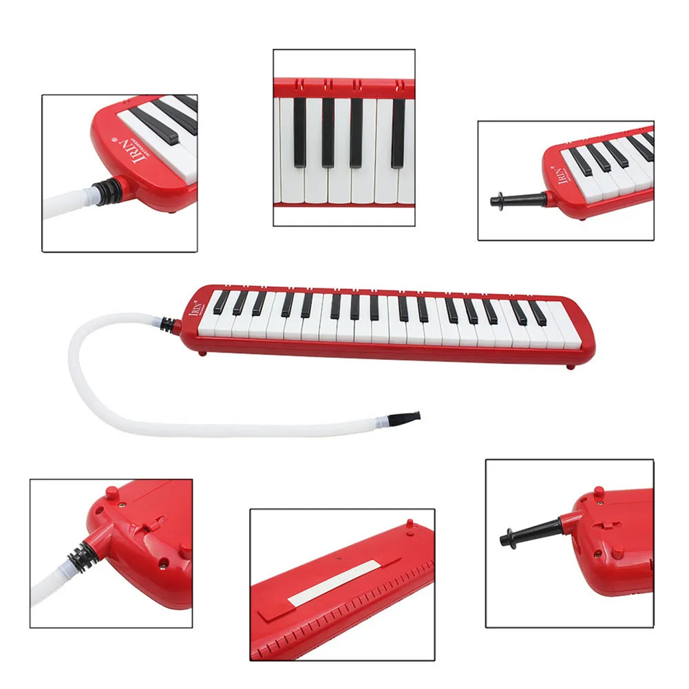 

Mouthpiece Melodica Colorful For Students With Tube Keyboard Melodica Piano Keys Tone Plastic With Carrying Bag