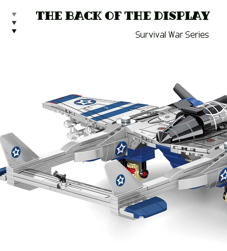 Lego Technic Avion de chasse Brick Tech Blocs compatibles avec Lego Technic