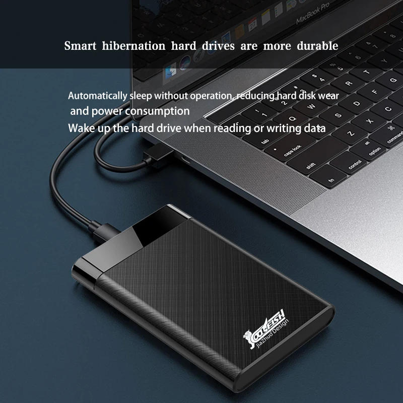 CoolFish T09 USB3.0 Type C 2.5inch Hard Drive Enclosure SATA Interface Mechanical Solid-state Drive Box SSD Enclosure M.2 Free