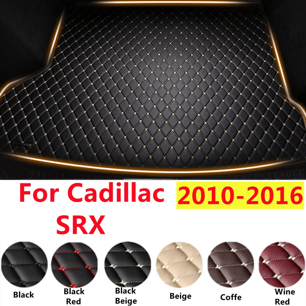 

Кожаный коврик для багажника автомобиля, подходит для Cadillac SRX 2016 2015 2014 2013 2012-2010