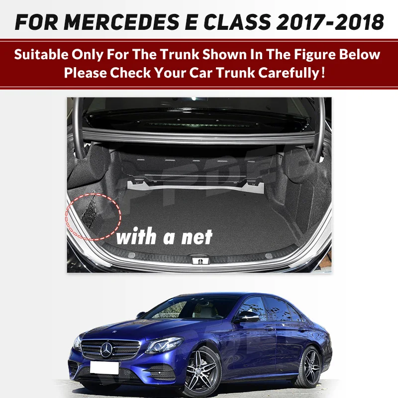 Auto Full Coverage Trunk Mat For Mercedes Benz E Class W213 2017 2018 Car  Boot Cover Pad Interior Protector Accessories - AliExpress