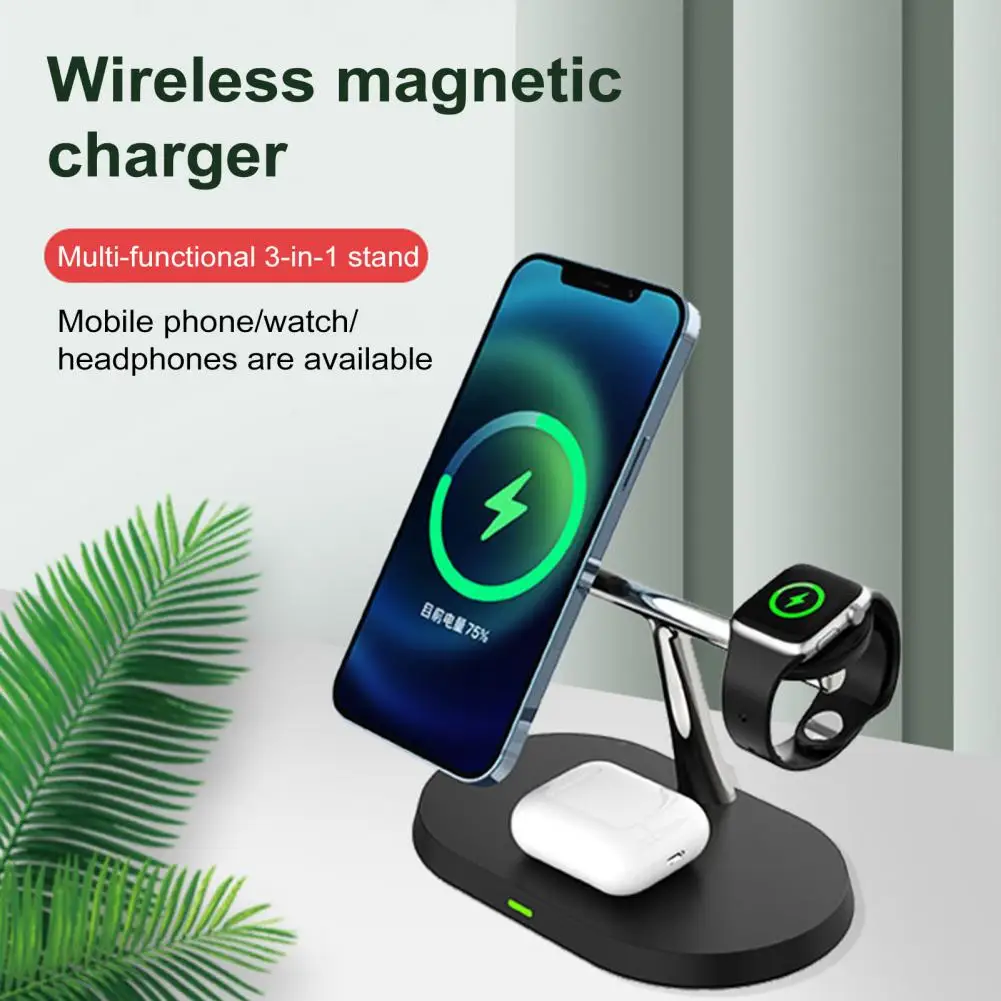 Magnetic 7-in-1 Wireless Charger for Mobile Devices main image 1