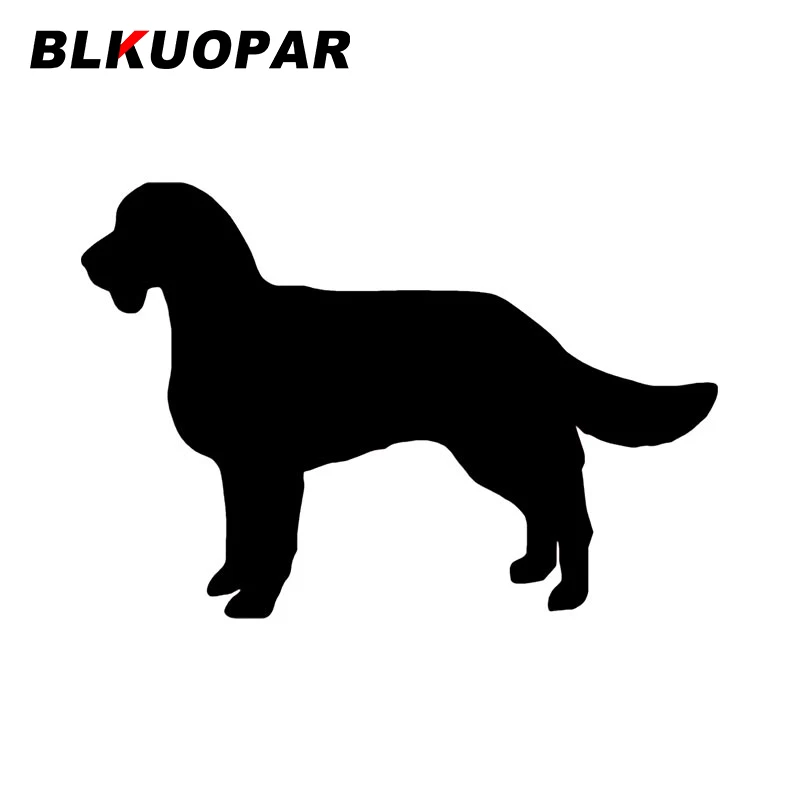 

BLKUOPAR, американская водная наклейка-спаниель, индивидуальная высечка, устойчивая к царапинам, модная графика, украшение для мотоцикла и автомобиля