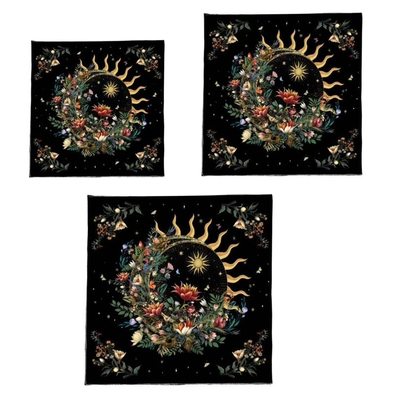 

Скатерть с загадочным узором, скатерть Таро, профессиональная скатерть для стола, для точных показаний, обеденный стол, Прямая