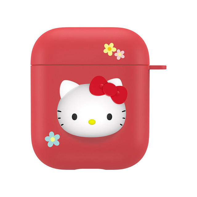 Pro Sanrio Hello Kitty Silicone Cases Cover Case Bluetooth Kawaii Case for Apple Earphone Case Silicone Shell