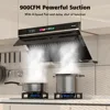 30 inch Under Cabinet Range Hood, 900 CFM Kitchen Hood with Voice/Gesture/Touch Control,Ducted/Ductless 3