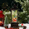 Christmas Carousel Old Man Tree Phone Booth Music Box Crystal Ball Octave Box Drifting Snow Children's Birthday New Year Gift 4