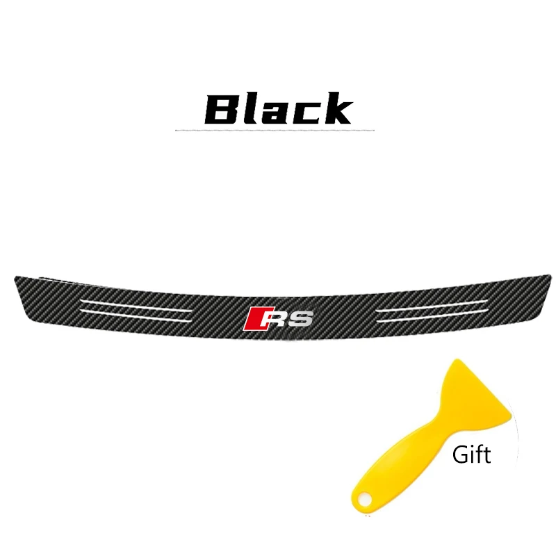 Carbon Fiber Trunk Tail Lip Logo Sticker - Premium Car Styling Accessory