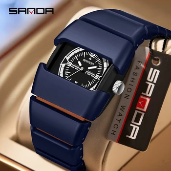Outdoor Trendy Cool Watch Personalized Plastic Wristbands Business Casual Quartz Watches 1