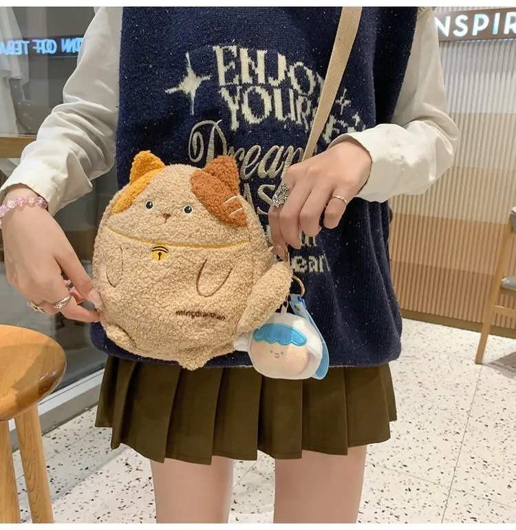 Kawaii Therapy Cat Harajuku Shoulder Bag - Limited Edition