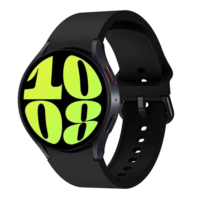 Universal Silicone Smartwatch Bracelet, 20mm/22mm Adjustable Strap