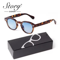 Mode dégradé bleu petites lunettes De soleil rondes pour femmes hommes marque concepteur Vintage tortue carré Lunettes De Soleil Lunettes De Soleil 2