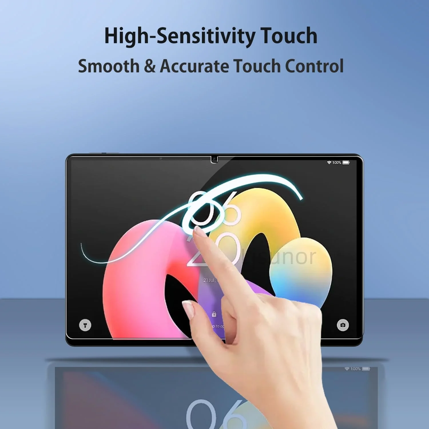 Premium Tempered Glass Screen Protectors - Anti-Fingerprint & Scratch-Resistant Film for 10.1 Tablets (2-Pack)