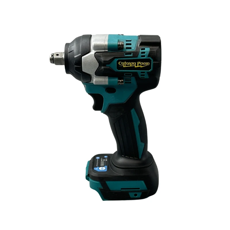 무선 임팩트 렌치, 마키타 충전식 18V 키 임팩트 배터리에 적합, 2800 RPM 렌치 토크, 400Nm 스크루드라이버 전동 공구