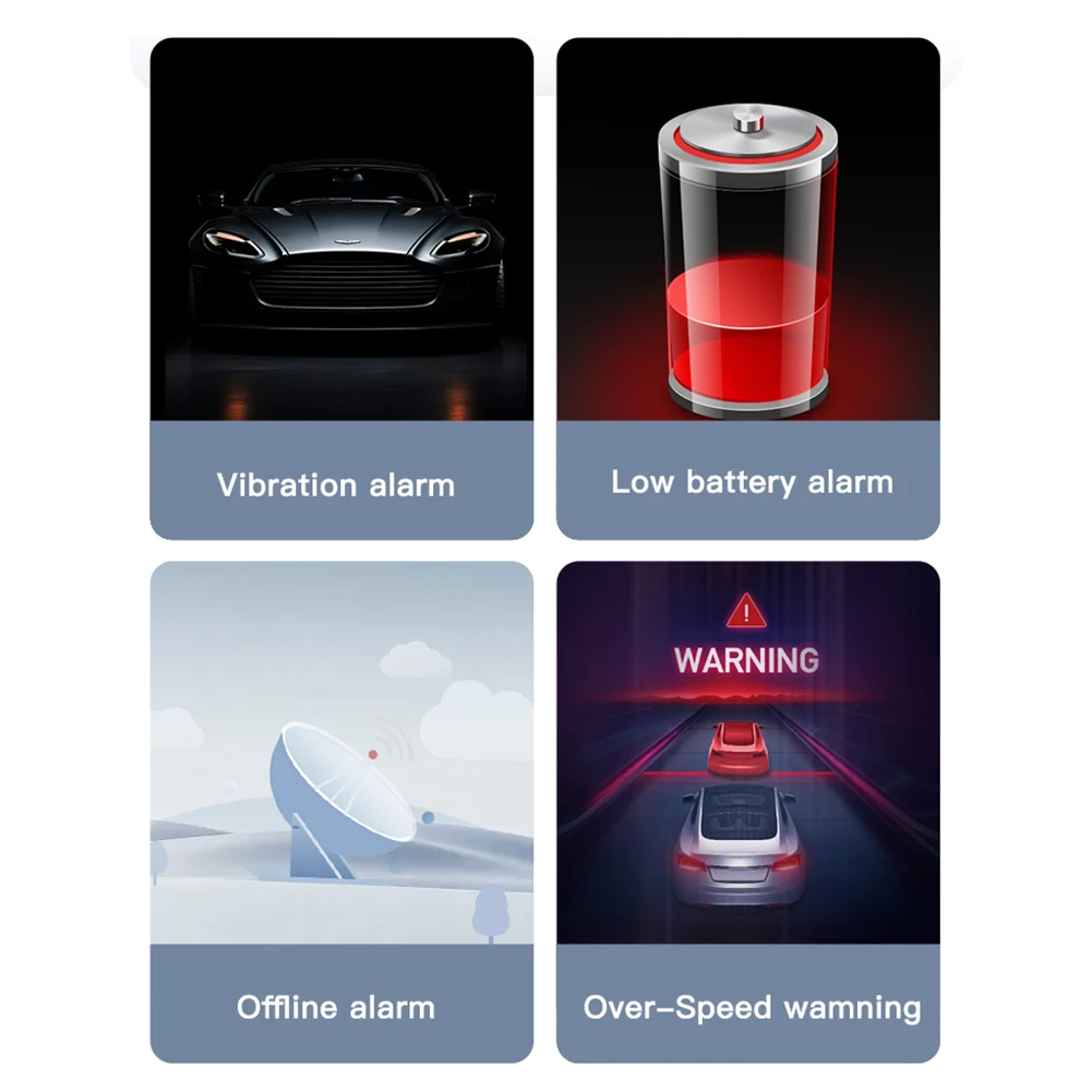 Mini Magnetic GF08 GPS Car Tracker Real Time Tracking Anti-Theft Person/Pet Locator Strong Magnetic Mount SIM Message Positioner