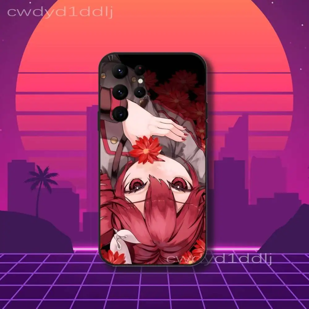K-Kasane T-Teto Black Shockproof Silicone Phone Case