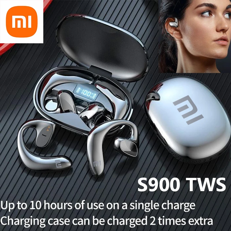 Słuchawki bezprzewodowe Xiaomi Mijia S900 słuchawki Bluetooth przewodnictwo kostne sportowe słuchawki douszne 9D radio Hifi zestaw słuchawkowy z mikrofonem