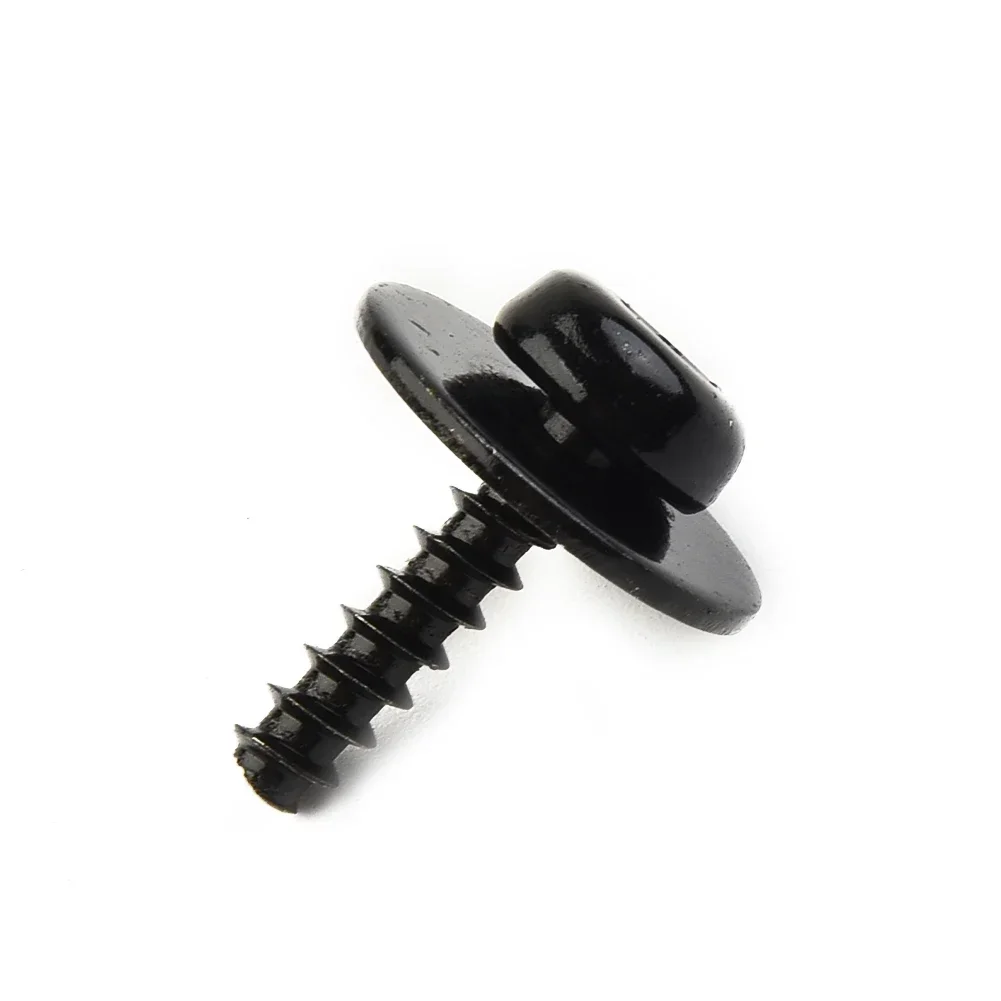 10pcs Screw Bolt 20mm Air Dam Deflector Black Easy Installation For Ford Focus Escape High Quality High Reliability