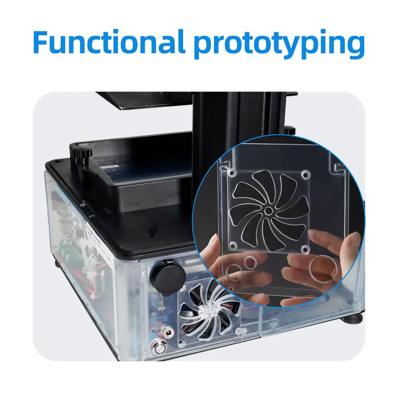 Conjure-resina Clara Rígida Chitu Systems Cura Rápida Resina Anycubic Elegoo 405nm Sla Dlp Lcd Impressora 3d com Chitubox - Imagem 3