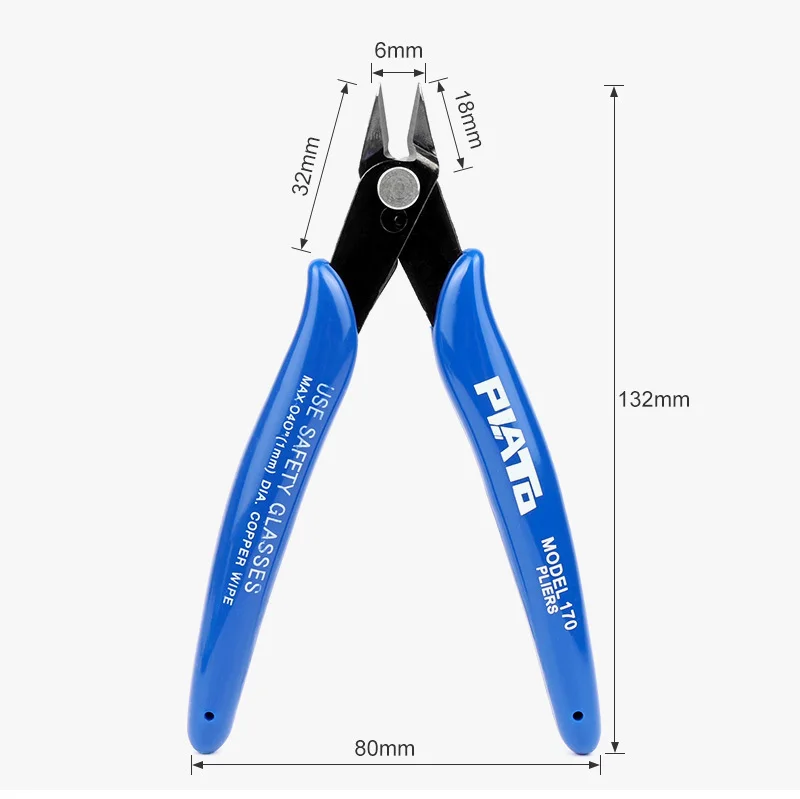 1/10/20 PCS Universal Pliers Carbon Steel Pliers Electrical Wire Cable Cutters Cutting Side Snips Flush Pliers Nipper Hand Tools 4