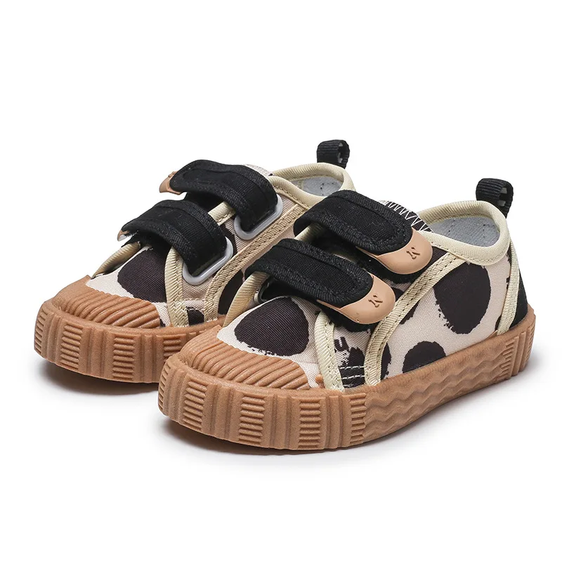 T&ecirc;nis Kid Shoe for Girl Boy Non-slip Soft Sole Canvas Shoe Child Letters Toddler Casual Tenis Versatile Breathable Sneakers