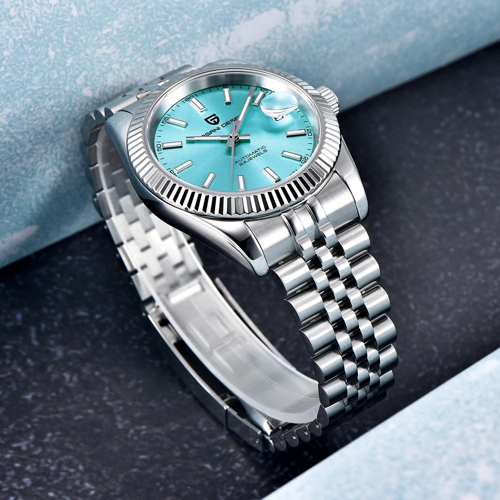 2024 New PAGANI DESIGN 42MM Men Mechanical Watches Commercial NH35 Automatic Watch 100M Waterproof Stainless Steel Watch for Men 6