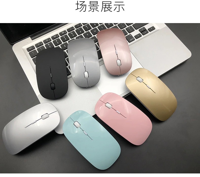 Bluetooth silent mouse 2.4G wireless mouse for Apple Huawei Xiaomi ergonomic 4-button optical mouse laptop mouse