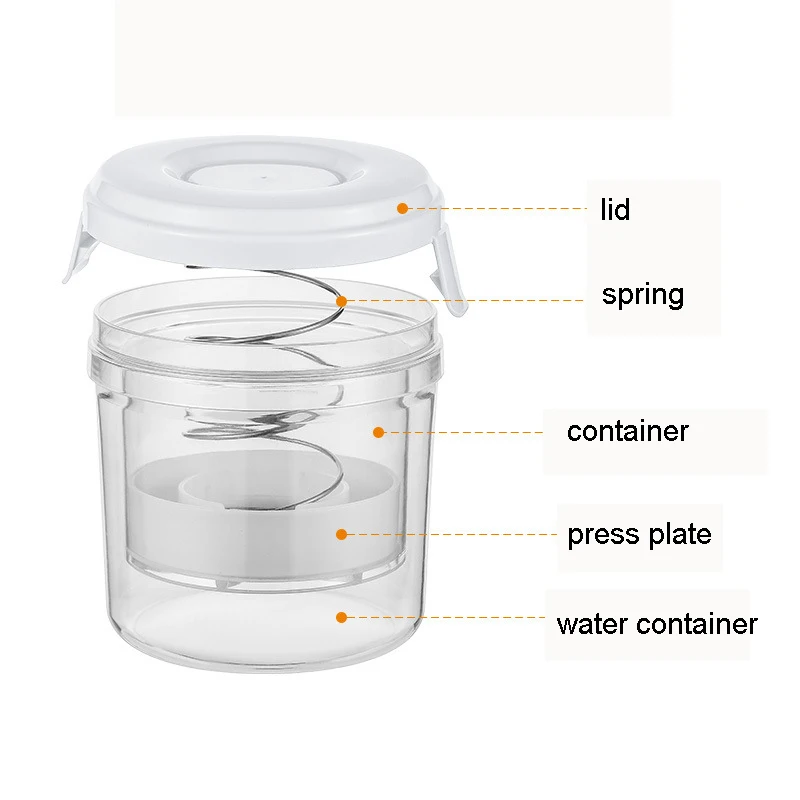 Vegetable Dehydrator Cucumber Whey Separator Food Strainer Vegetables Fruits Filter With Steel Spring Press Type Yogurt Maker vegetable extruder
