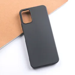 Premium Black Soft Silicone Case - Durable TPU Cover (6.5 Inch) for Nokia C32 (Black)