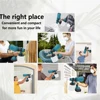 1000ML Electric Spray Gun High Power Cordless Paint Sprayer HVLP Auto Furniture Steel Coating Airbrush For Makita 18V Battery 6