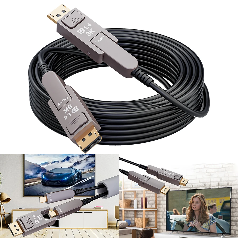 Dell ǽ ƺϿ ̴ DP-DP  ̺, ÷ Ʈ 1.4 ̺, 8K ̴ DP-DP 1.4 ̺, 10 m, 15m