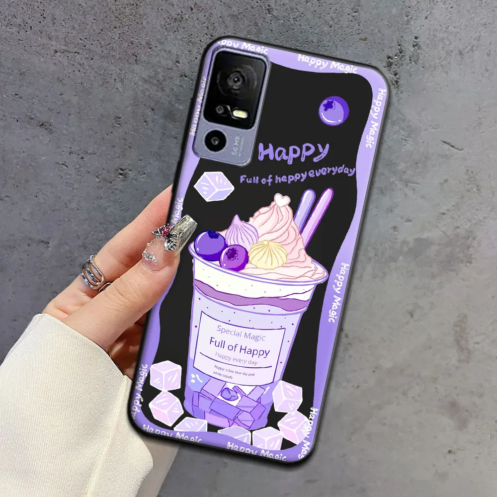 Charming Astronaut Cartoon Soft Silicone TPU Phone Case - Lovely Back Cover