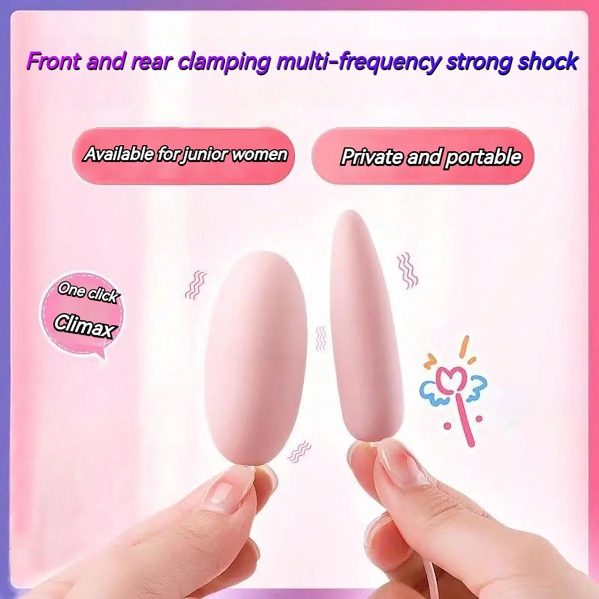 Vibrator for woman Masturbation sex toy Silicone Vibrator USB Rechargeable Waterproof G-Spot Stimulating Clitoral Stimulator