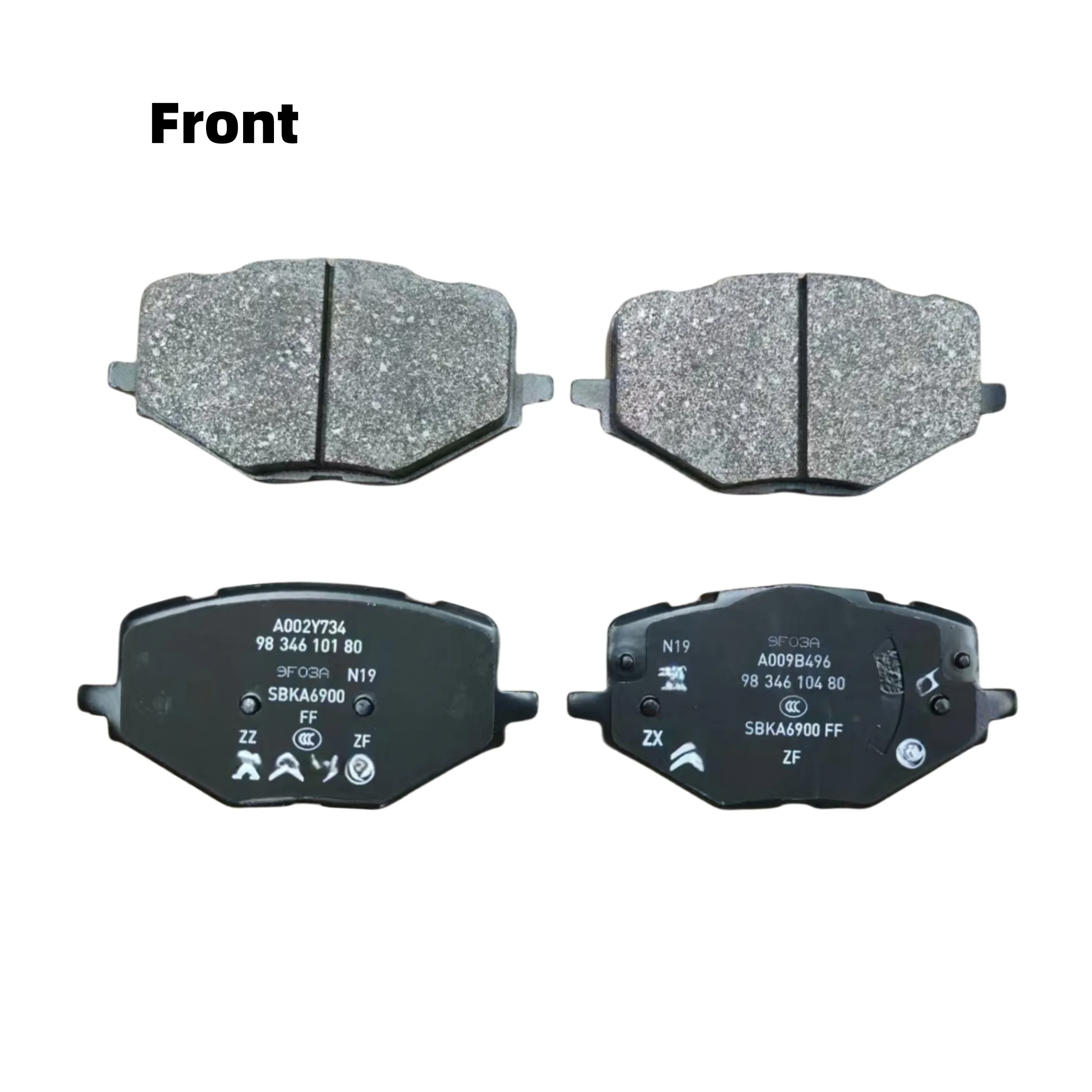 YL01520980 YL01599480 9834610180 9811618780 Auto Parts Brake pad For Peugeot 2008 Citroen
