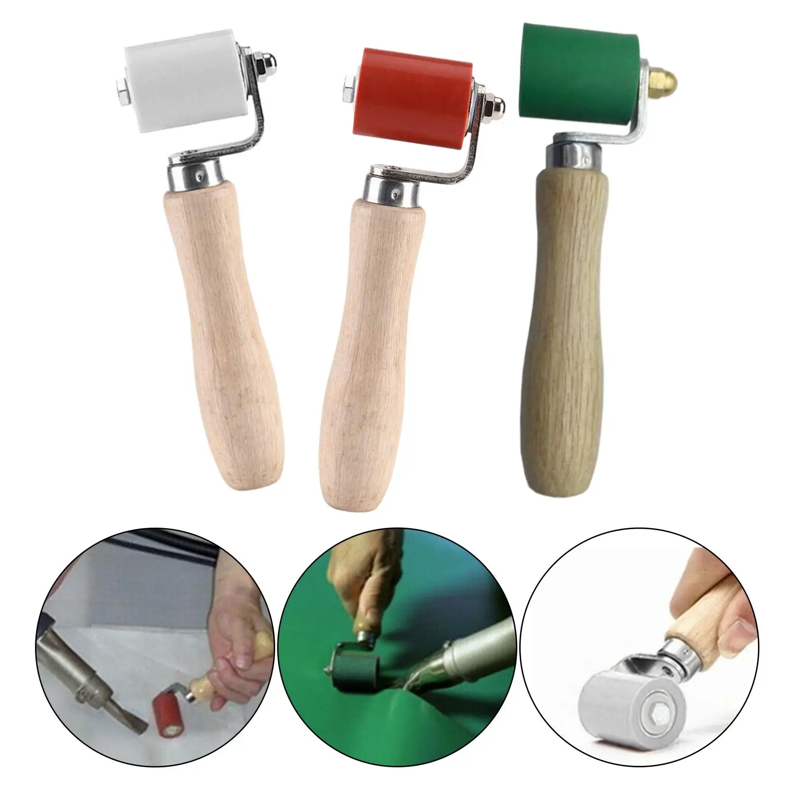 Portable Silicone Hand Roller Two Way Bearing Design for Tarpaulin Welding 6