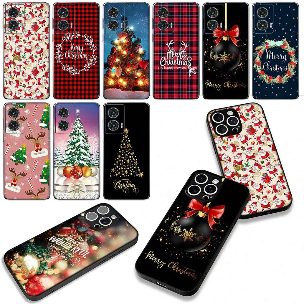 Festive Christmas Tree and Deer Gift Design Phone Case