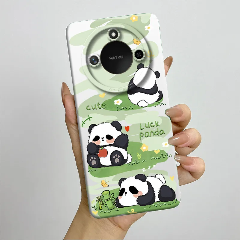 Sweet Painted Silicone Phone Case - Fashion Cartoon Design, Protective & Stylish