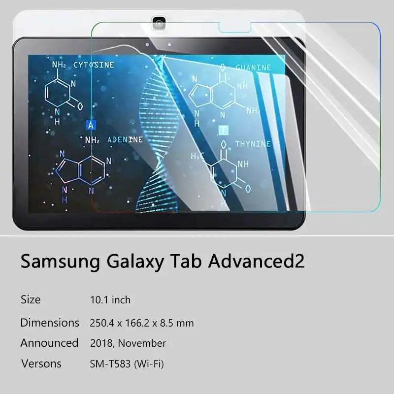 For Samsung Galaxy Tab Advanced 2 T583 10.1 Inch Tempered Glass Screen Protector 