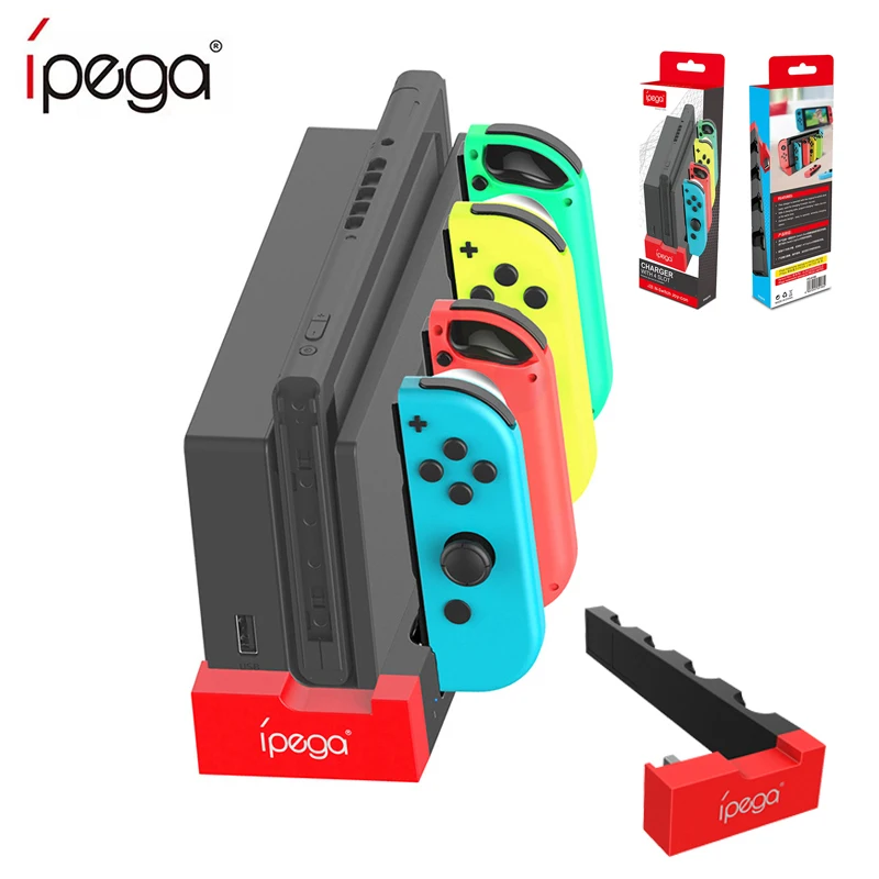 Док-станция для зарядного устройства Ipega PG-9186 Joy Con держатель игрового контроллера