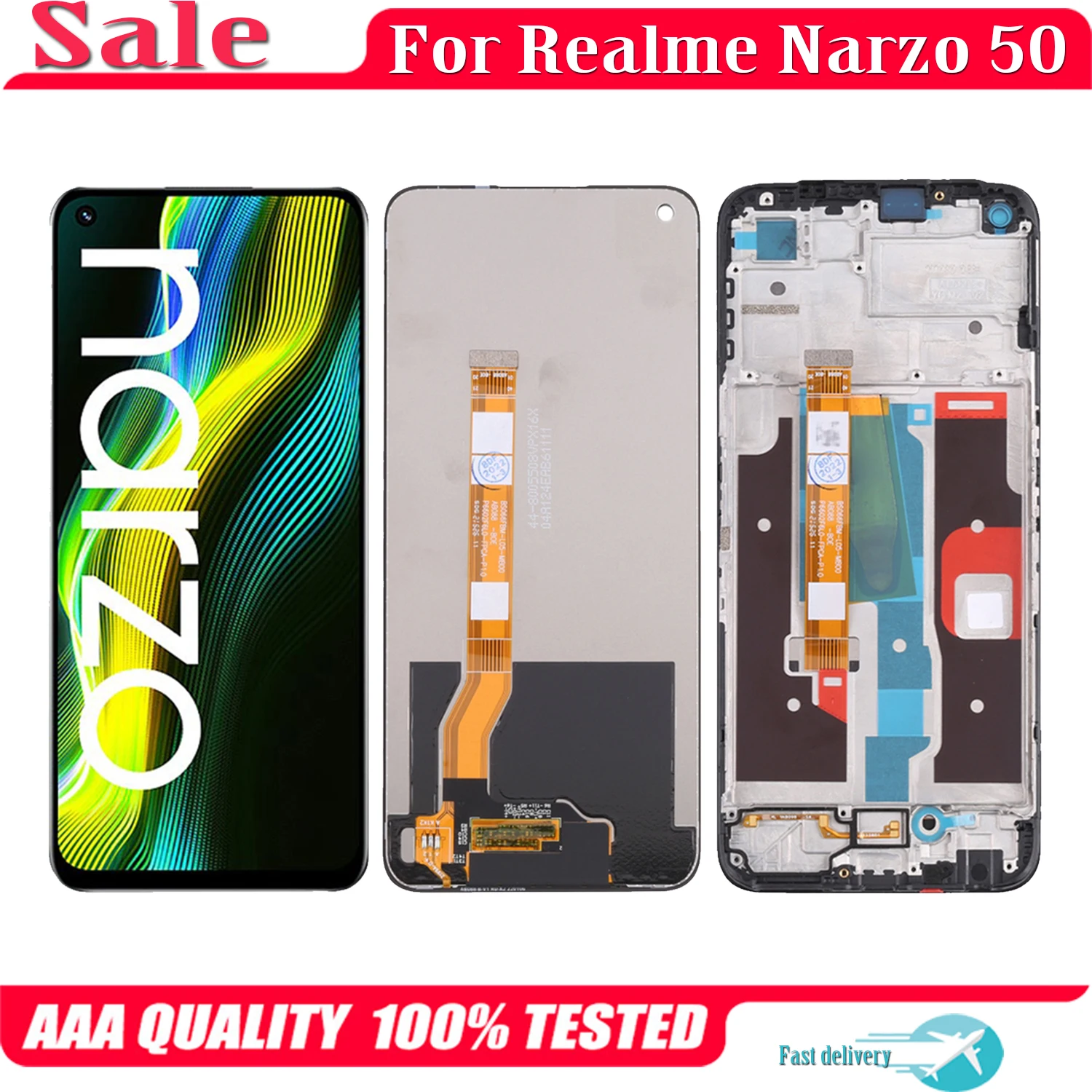 6-6-Original-For-OPPO-Realme-Narzo-50-4G-RMX3286-LCD-Display-Touch ...