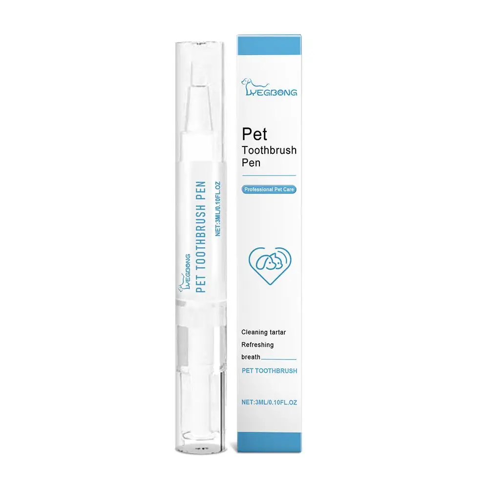 Pet Dental Pen Dog Toothbrush Pen Fresh Breath Tooth Whitening Tartar Remover Cat Oral Care Beauty Teeth Cleaning Tools