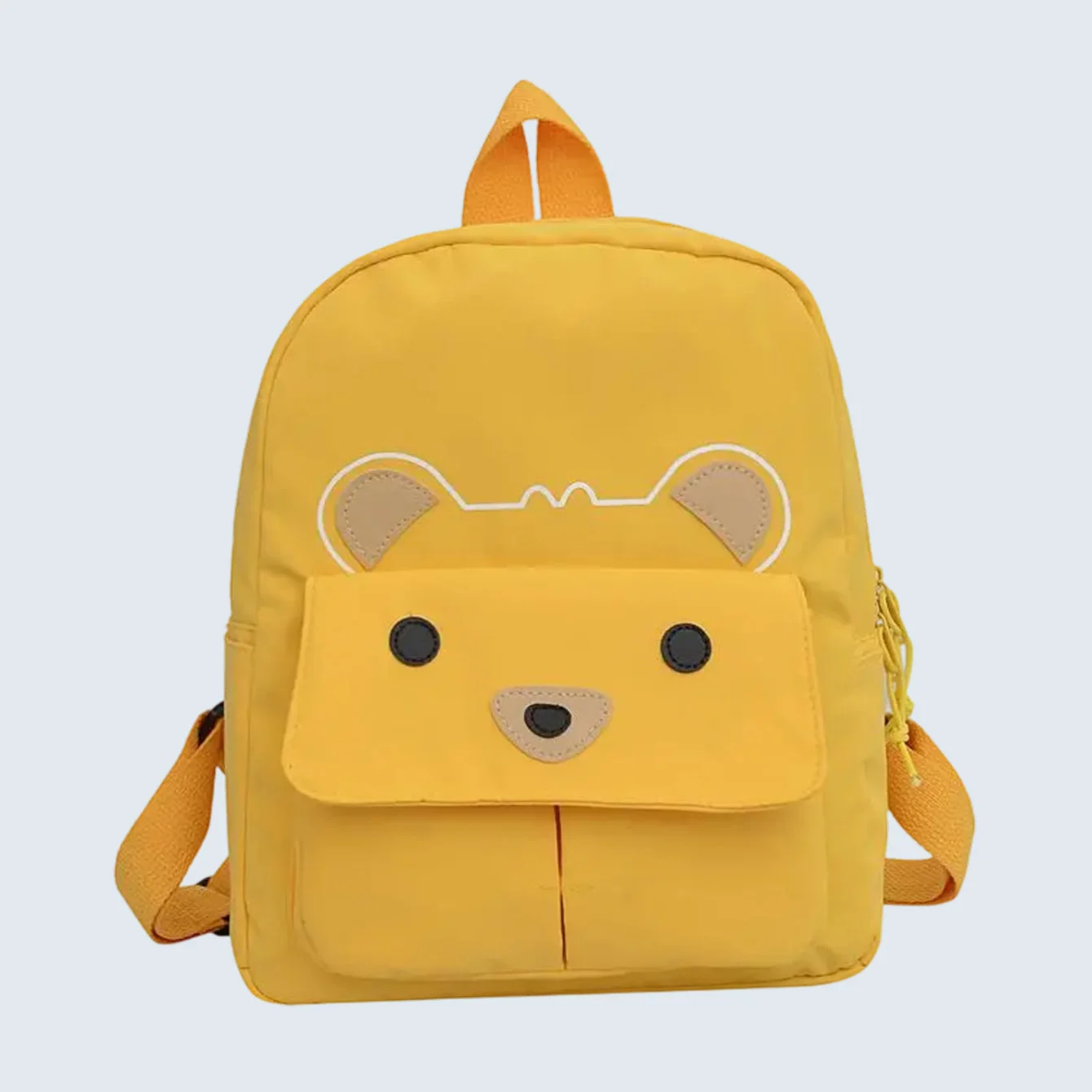 Adorable Bear-Inspired Backpack with Personalized Embroidery and Spacious Interior for Autumn Adventures and Everyday Use